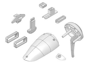 Multiplex Injected Parts Easystar II 224244