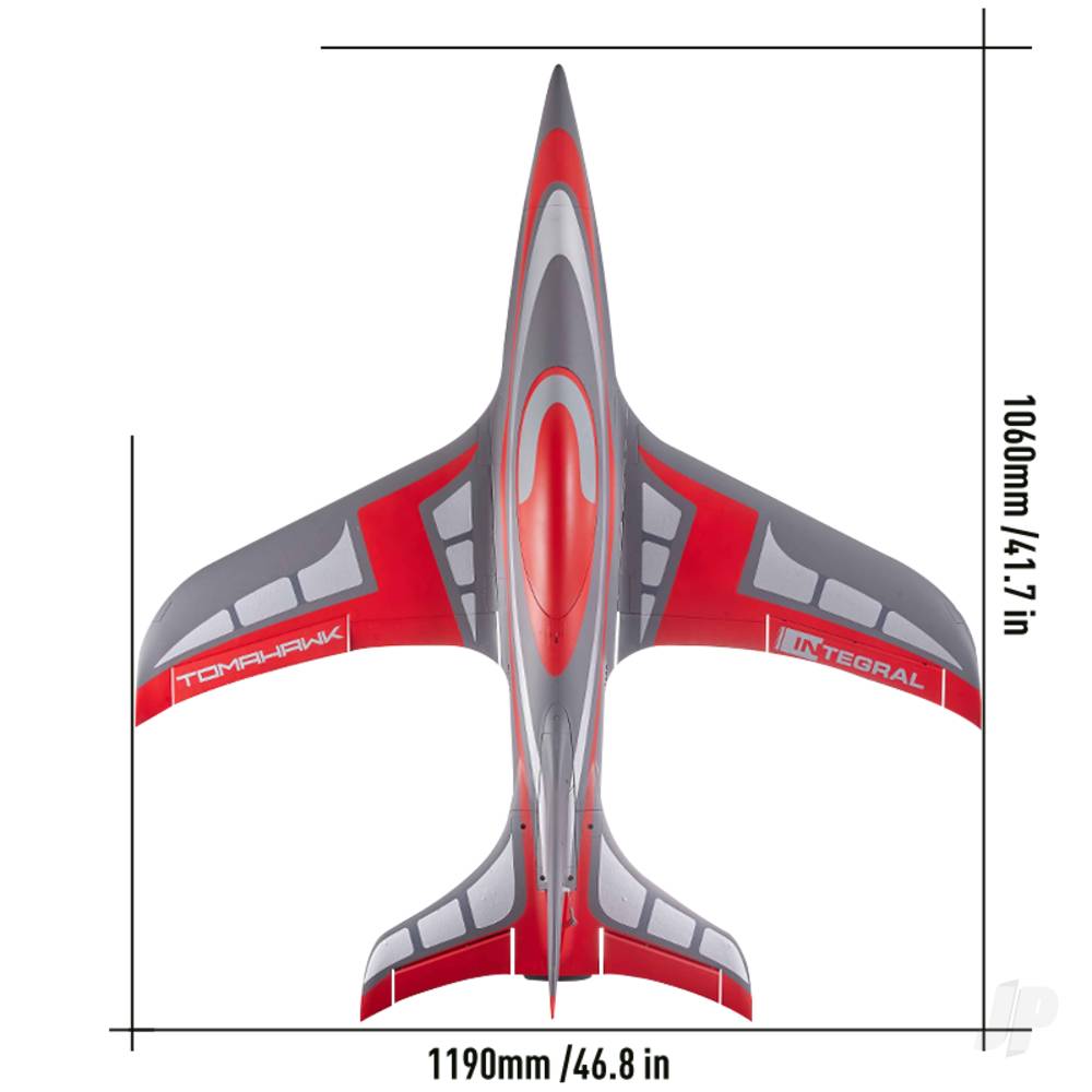 FMS Integral 80mm EDF PNP Red - Image 9