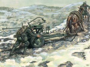 Italeri Breda 20/65 with crew