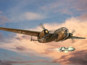 Italeri Dornier Do 217 K-1/K-2 with Fritz X Guided Bombs