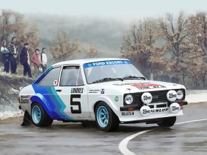 Italeri FORD ESCORT Mk.II RALLY