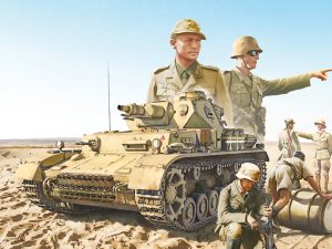 Italeri PZ IV F1/F2/G WITH AFRICA KORPS El Almn