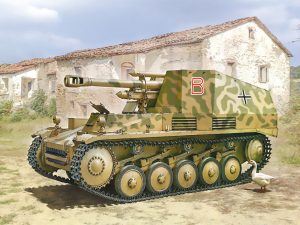 Italeri Sd Kfz 124 Wespe 10.5cm Leichte Feldhaubitze
