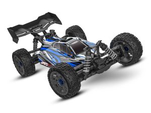 Traxxas Jato 4X4 BL-2S 1:8 4WD RTR Racing Buggy, Blue (+ TQ 2-ch, BL-2S, 3300kV, 2S LiPo, USB-C Charger, Clipless Body)