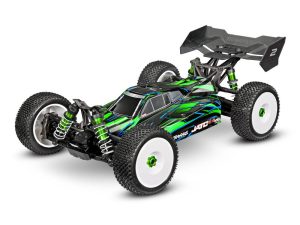 Traxxas Jato 4X4 VXL 1:8 4WD RTR Racing Buggy, Green (+ TQi 2-ch, VXL-4s, Velineon 540XL, Clipless Body)