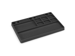 JConcepts Parts Tray, Rubber Material-Black