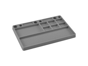 JConcepts Parts Tray, Rubber Material - Grey