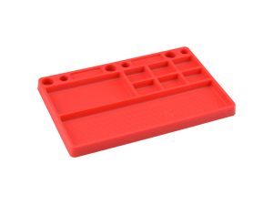 JConcepts Parts Tray, Rubber Material - Red