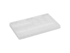 JConcepts Parts Tray, Rubber Material - White