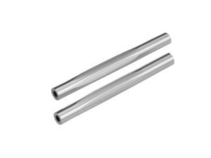 JConcepts-RC10 Diamond Wing Tubes, Silver-2pc