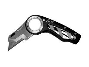 Excel K60 Revo Folding Utility Knife, Black (Carded)