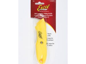 Excel K870 Plastic, Yellow (Carded)