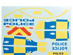 KILLERBODY DECAL SHEET FOR POLICE CAR