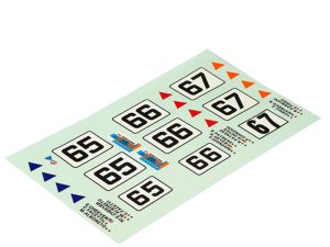 KILLERBODY DECAL SHEET LANCIA BETA MONTECARLO (NUM/DRIVERS)