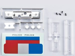 KILLERBODY POLICE ROOF WARNING LIGHT W/O LED FOR 1/10