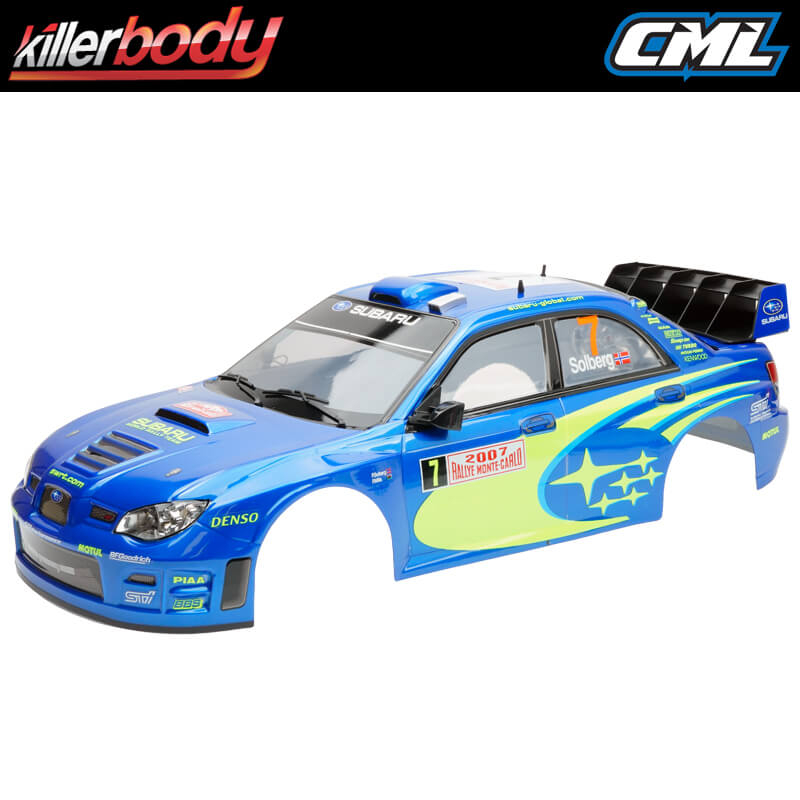 KILLERBODY SUBARU IMPREZA WRC 2007 PAINTED BLUE BODY KIT