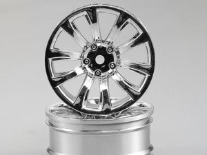 KILLERBODY WHEEL 3MM OFFSET CHROME 10-SPOKE 1/10 TC (4)