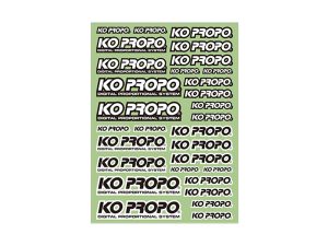 KO PROPO KO Decal Black/White
