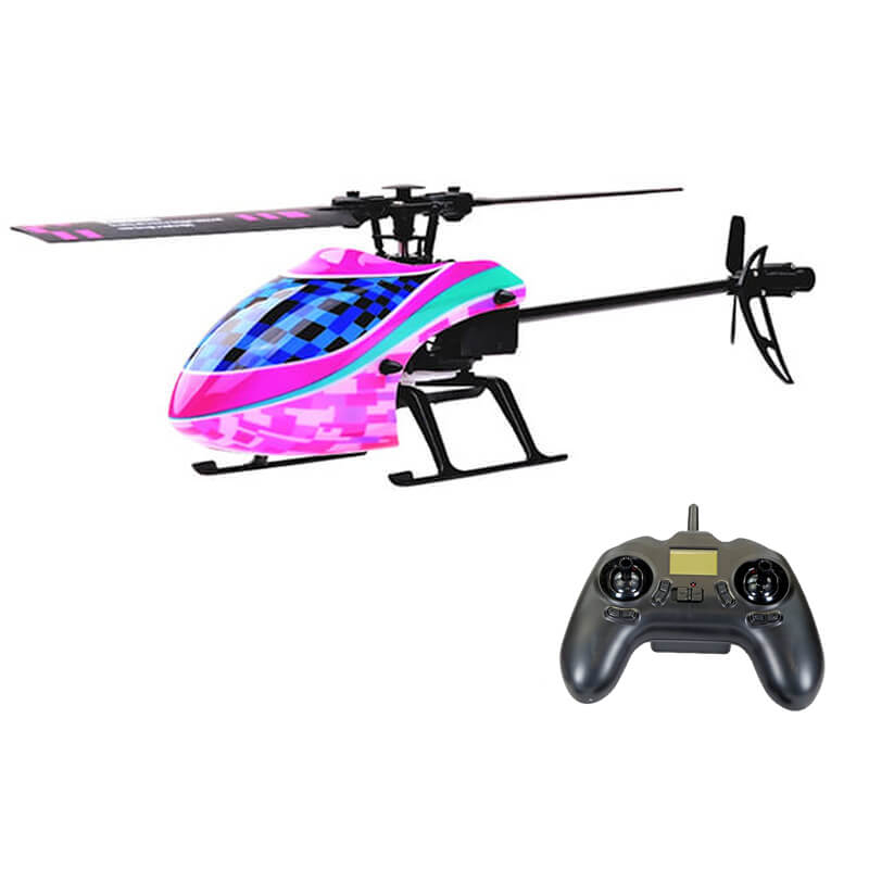 KOOTAI F03 4CH SINGLE BLADE FLYBARLESS HELICOPTER PURPLE/BLUE