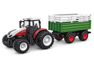 KORODY RC 1:24 TRACTOR WITH LIVESTOCK TRANSPORT VEHICLE