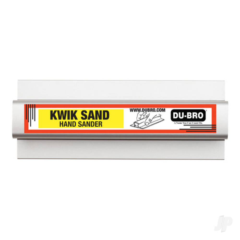 Dubro Kwik Sand Hand Sander 5.5in with (80,150, 220 Grit) - Image 2