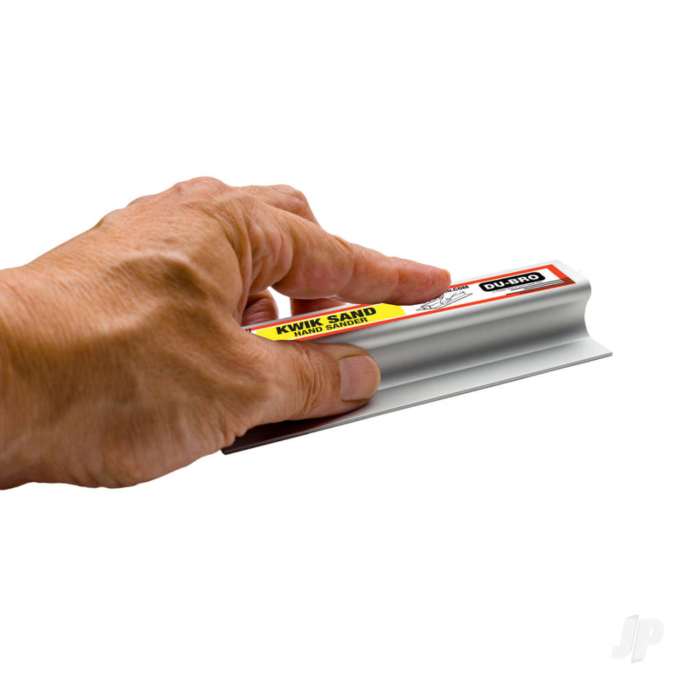 Dubro Kwik Sand Hand Sander 5.5in with (80,150, 220 Grit) - Image 3