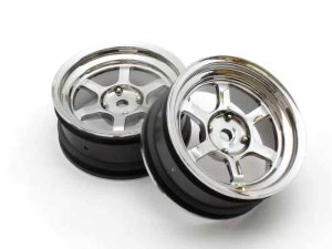 Kyosho 1:10 Fazer FZD2 Rays TE37V Wheel Offset 5mm (2) Plated