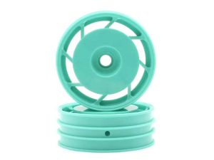 Kyosho 1:10 Ultima Front Wheels 8D 50mm (2) - Peppermint Green