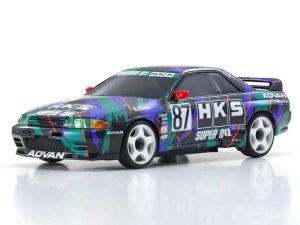 Kyosho Autoscale Mini-Z Skyline GT-R R32 1993 HKS #87 (MA020N-L)