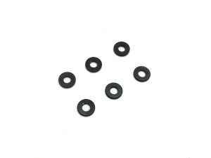 Kyosho Black  Anodized Washer 3x7x1mm. (6)