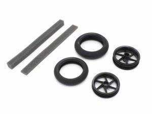 Kyosho Hanging-On Racer High Grip Tyres & Wheels (2)