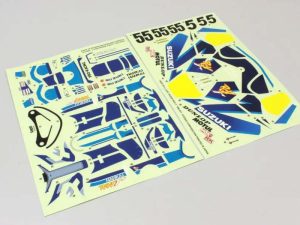 Kyosho Hanging-On Racer Suzuki RGV-I Decal Sheet