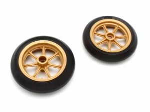 Kyosho Hanging-On Racer Yamaha YZR500 Tyres & Wheels (2)