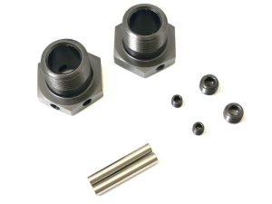 Kyosho Inferno MP9-MP10 MP11 Narrow Wheel Hub (2) Gun Metal