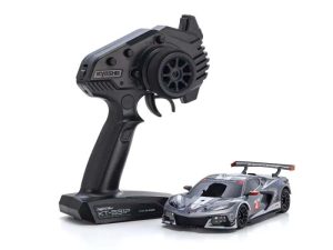 Kyosho Mini-Z MR04 RWD Corvette C8-R Gun Metal/White (W-MM/KT531P)