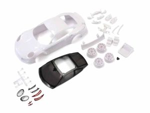 Kyosho Mini-Z Porsche 911 GT3 RS White Body Set + 2WD Rims