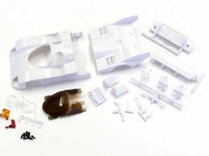 Kyosho Mini-Z Porsche 962 C Coupe LH White Body Set + 2WD Rims