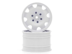 Kyosho Optima Mid White 2.0 inches 8 Spokes Wheel (2)