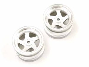 Kyosho Optima Satin Chromed 1.7 inches 5 Spokes Wheel (2)