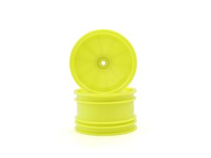 Kyosho Optima Serie Yellow 2.2 inches Rear Dish Wheels (2)
