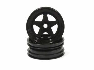 Kyosho Scorpion 2014 Black Front Wheel 2.2 inches (2)