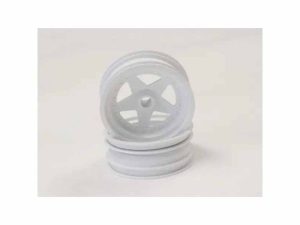 Kyosho Scorpion 2014 White Front Wheel 2.2 inches (2)