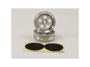 Kyosho Tomahawk Satin Chromed Front Wheel 2.0 inches (2)