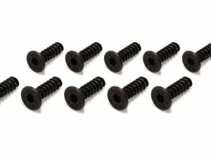 Kyosho TP Hex Flat Head Screws M3x8mm (10)