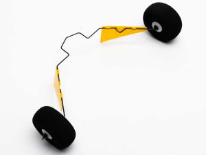 Hobbyzone Landing Gear with Wheels: UMX Champ Anniversary Edition 515m