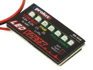 Prolux LED Volts Detector 2-3s LiPo 4-5 cell NiMH