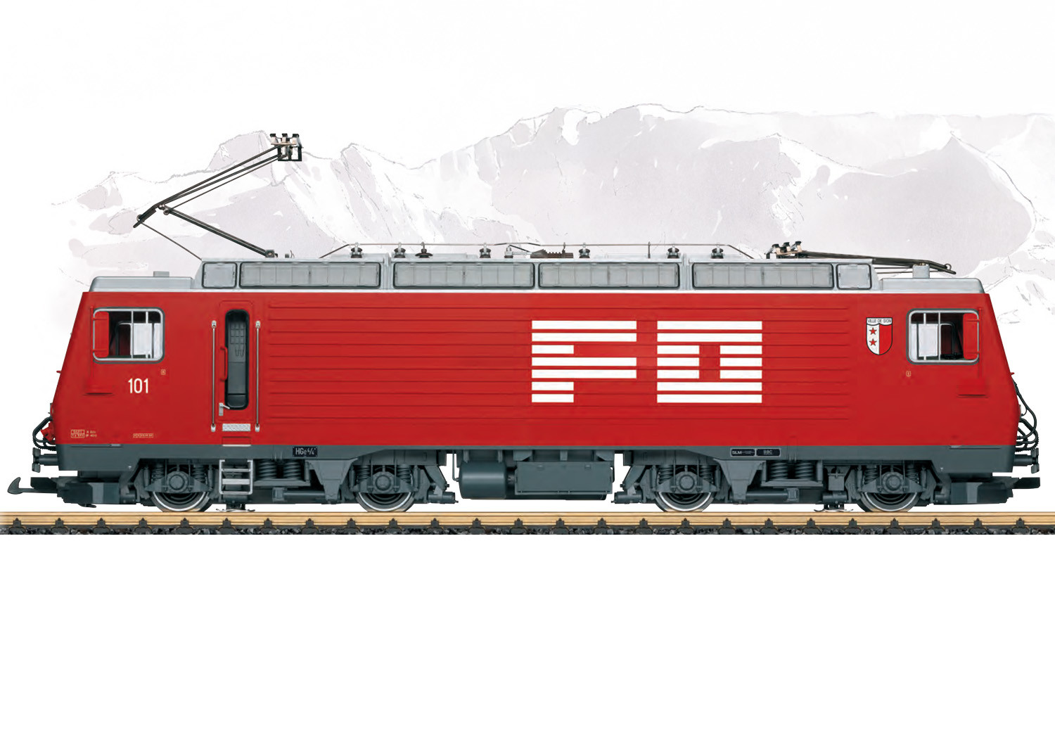 LGB FO Electric Loco HGe 4/4 II Ep. V