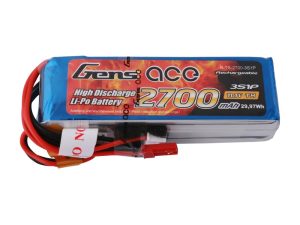 Gens Ace Li-Po 3S 11.1V 2700mAh Tx with BEC