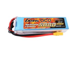 Gens Ace Li-Po 5S 18.5V 5000mAh 60C with XT90