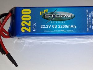 STORM Li-Po 6S 22.2V 25C 2200mAh